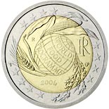 2 euro coin Fifth Decade of the World Food Programme | Italy 2004