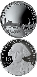 10 euro coin 300th Anniversary of the Birth of Francesco Guardi | Italy 2012