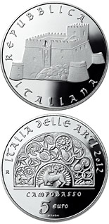 5 euro coin Italy of Arts: Campobasso | Italy 2012