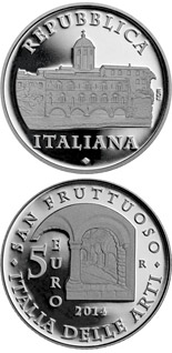 5 euro coin Abbey of San Fruttuoso | Italy 2014