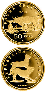 50 euro coin Fauna in the Art: Neoclassicism  | Italy 2015