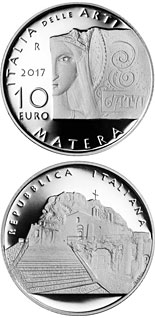 10 euro coin Italy of Arts: Matera | Italy 2017