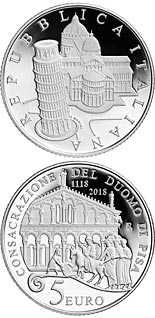 5 euro coin 900th Anniversary of the consecration | Italy 2018