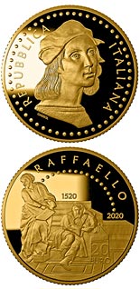 20 euro coin 500th Anniversary of the death of Raffaello Sanzio | Italy 2020