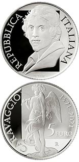 5 euro coin 450th Anniversary of the Birth of Caravaggio | Italy 2021