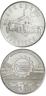 5 euro coin 100th Anniversary
of the Autodromo Nazionale Monza | Italy 2022