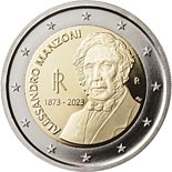 2 euro coin 150th Anniversary of the Death of Alessandro Manzoni | Italy 2023