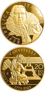 20 euro coin 250th Anniversary of the death of Luigi Vanvitelli | Italy 2023