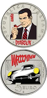 5 euro coin Diabolik - GINKO | Italy 2023