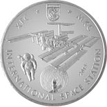 50 tenge coin INTERNATIONAL SPACE STATION (ISS) | Kazakhstan 2013