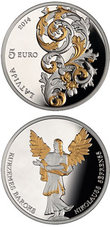 5 euro coin Baroque of Courland | Latvia 2014