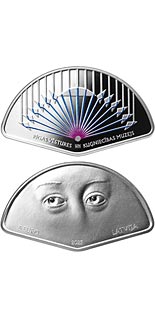 5 euro coin Fan of Light Rays | Latvia 2023