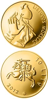 10 euro coin Exact sciences  | Lithuania 2012