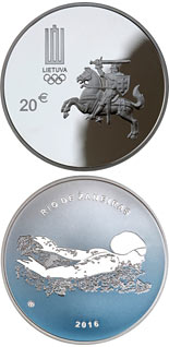 20 euro coin The 31st Olympic Games in Rio de Janeiro | Lithuania 2016