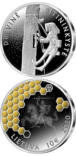 10 euro coin The Tree Beekeeping | Lithuania 2020