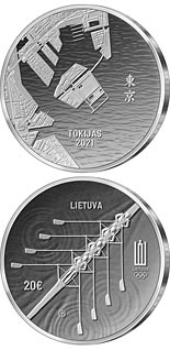 20 euro coin XXXII Olympic Games in Tokyo | Lithuania 2020