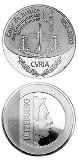 25 euro coin 50 years Court of Justice of the European Communities  | Luxembourg 2002