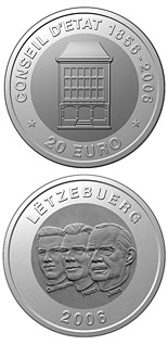 20 euro coin 150 years Council of State  | Luxembourg 2006
