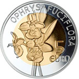 5 euro coin Ophrys bourdon | Luxembourg 2012