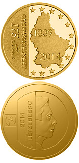 1.75 euro coin 175 Years Independance Of Luxembourg | Luxembourg 2014
