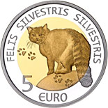 5 euro coin Wildcat | Luxembourg 2015