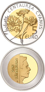 5 euro coin Cornflower | Luxembourg 2016