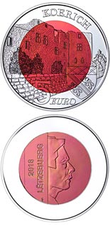 5 euro coin Koerich Castle | Luxembourg 2018