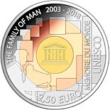 2.5 euro coin The Family Of Man 2003 - 2018 | Luxembourg 2018