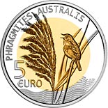 5 euro coin Reed (Phragmites) | Luxembourg 2018