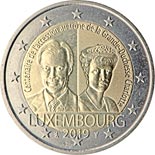 2 euro coin 100th anniversary of the accession to the throne of Grand Duchess Charlotte | Luxembourg 2019