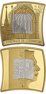 2.5 euro coin The Luxembourg Cathedral | Luxembourg 2023