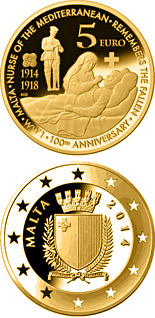 5 euro coin 100th anniversary of the First World War | Malta 2014
