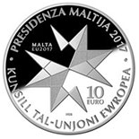 10 euro coin Malta’s Presidency of the European Council of the EU | Malta 2017