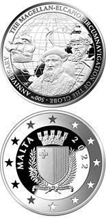 10 euro coin 500th Anniversary of the Circumnavigation of the Globe | Malta 2022