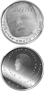 10 euro coin Birth of Princess Catharina Amalia  | Netherlands 2003
