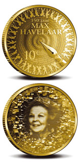 10 euro coin Max Havelaar | Netherlands 2010