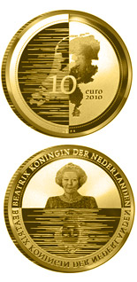 10 euro coin Nederland Waterland | Netherlands 2010