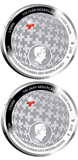 5 euro coin Dutch Red Cross 150 Years | Netherlands 2017