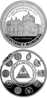 10 córdoba coin Architecture and Monuments – Basilica Cathedral of the Assumption | Nicaragua 2005