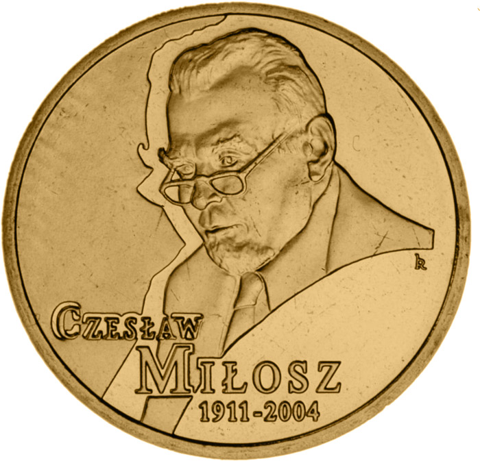 Image of 2 zloty coin - Czesław Miłosz (1911 - 2004)  | Poland 2011.  The Nordic gold (CuZnAl) coin is of UNC quality.