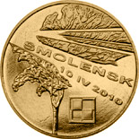 2 zloty coin In Memory of the Victims of the 10 April 2010 Presidential Plane Crash in Smolensk  | Poland 2011