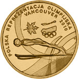 2 zloty coin Polish Olympic Team Vancouver 2010  | Poland 2010