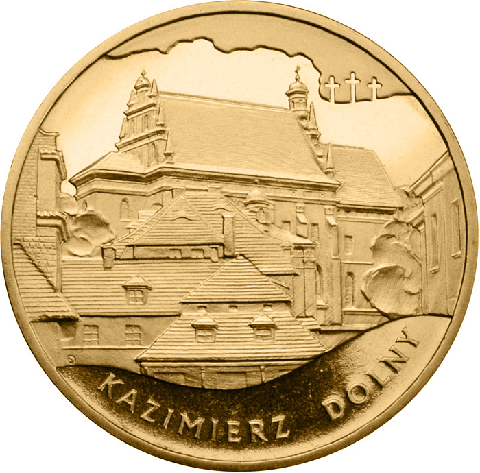 Image of 2 zloty coin - Kazimierz Dolny  | Poland 2008.  The Nordic gold (CuZnAl) coin is of UNC quality.