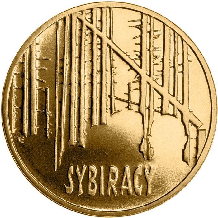 Image of 2 zloty coin - Siberian Exiles  | Poland 2008.  The Nordic gold (CuZnAl) coin is of UNC quality.