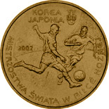 2 zloty coin 2002 World Football Cup Korea/Japan  | Poland 2002
