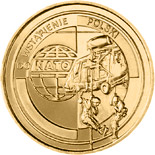 2 zloty coin Poland's accession to NATO  | Poland 1999