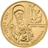 2 zloty coin 500th anniversary of birth of Jan Łaski  | Poland 1999