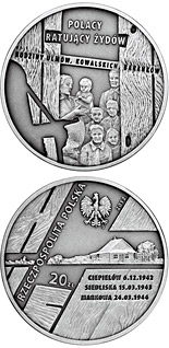 20 zloty coin The Ulma, Baranek and Kowalski Families | Poland 2012