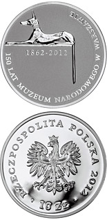 10 zloty coin 150 Years of the National Museum in Warsaw | Poland 2012
