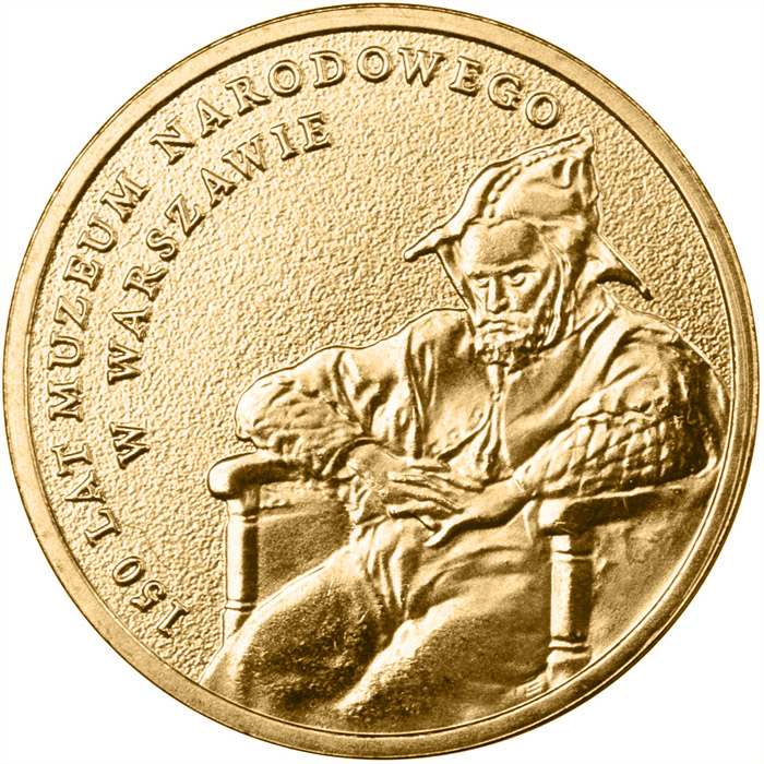Image of 2 zloty coin - 150 Years of the National Museum in Warsaw | Poland 2012.  The Nordic gold (CuZnAl) coin is of UNC quality.